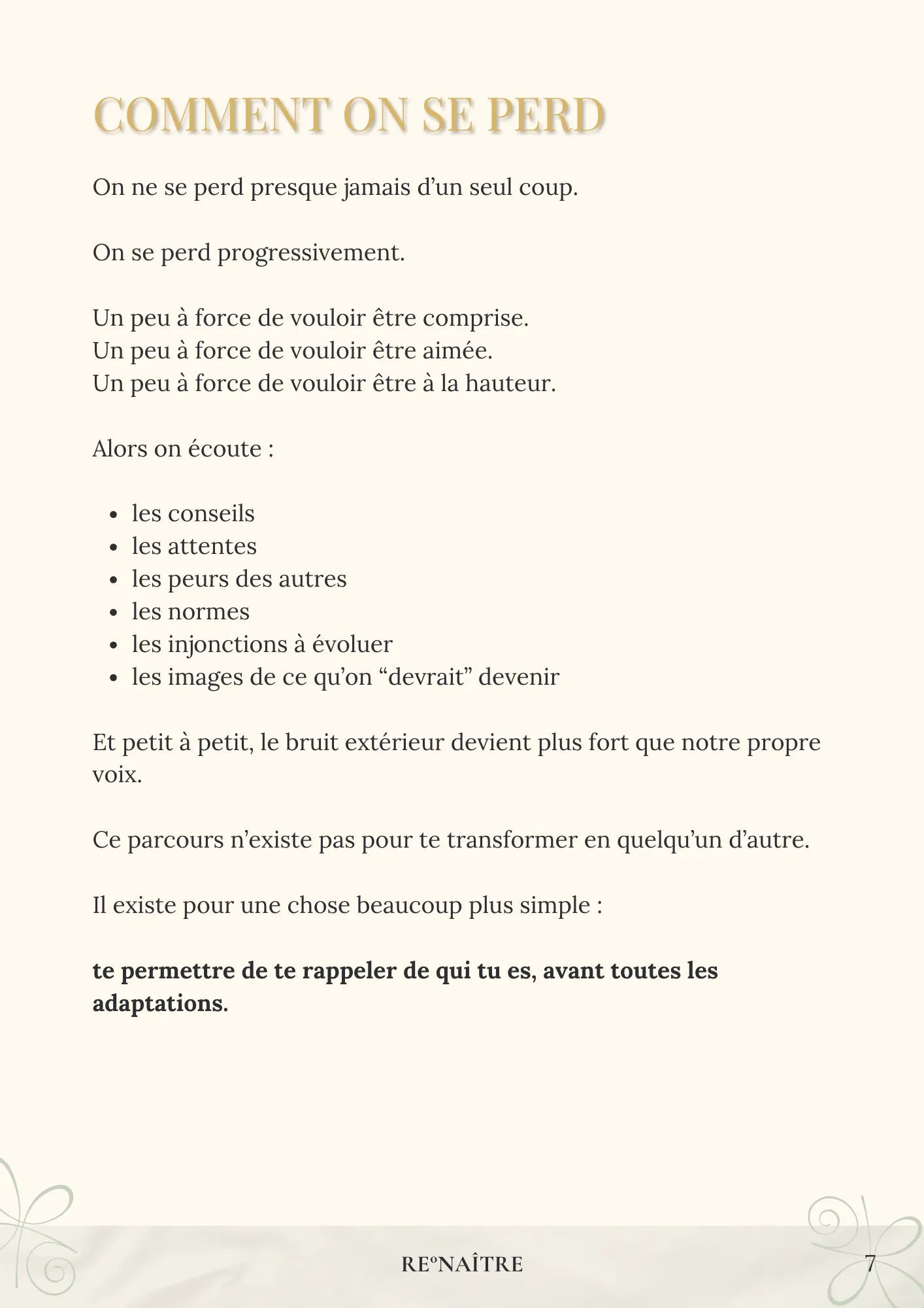 Je me rappelle de qui je suis - Ebook Reconnexion à soi - RE°NAÎTRE