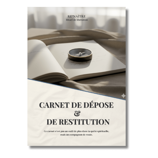 Carnet de Dépose & de Restitution - Rituel de Libération Émotionnelle - RE°NAÎTRE