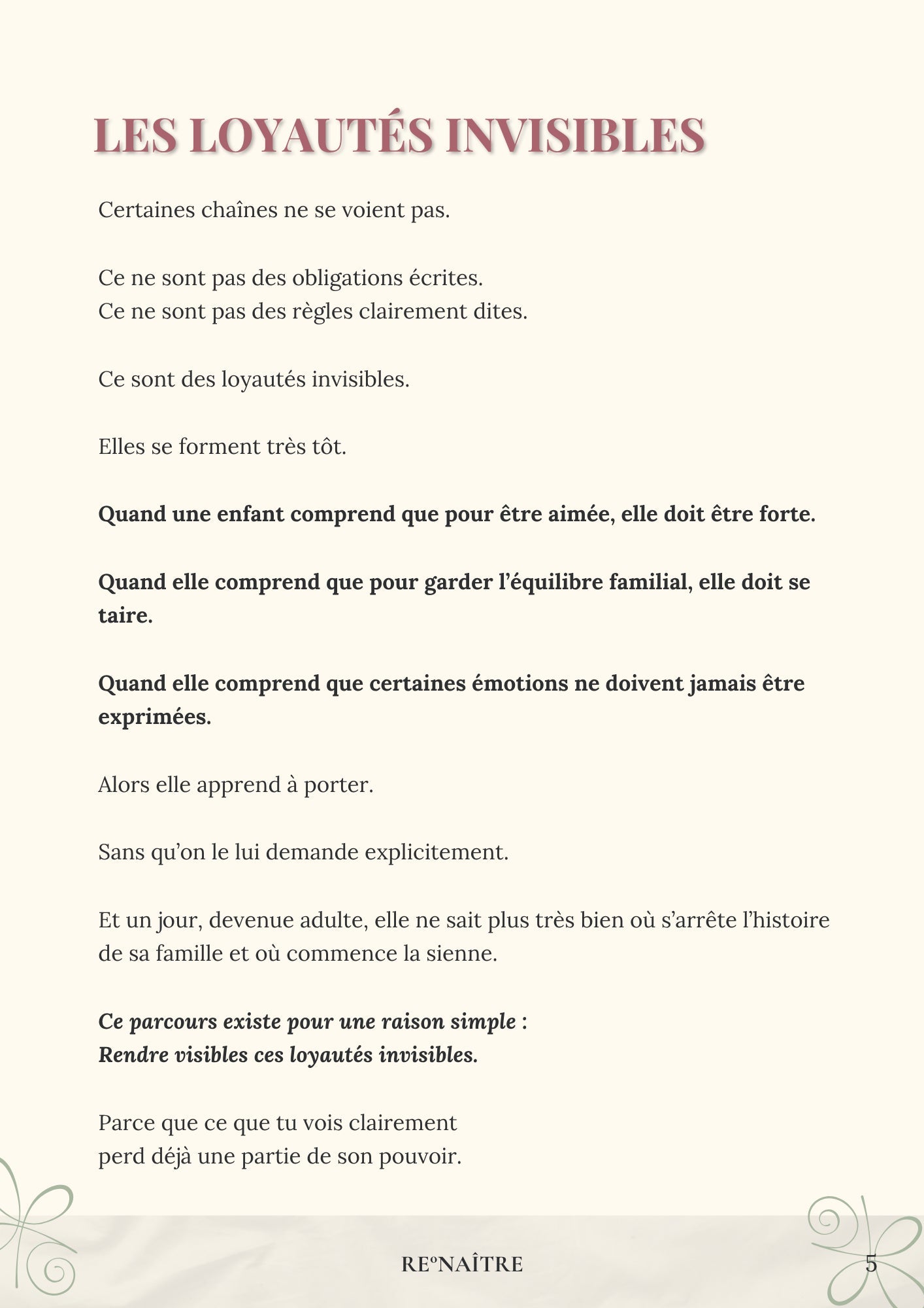 Je rends ce qui ne m’appartient pas - Ebook Libération - RE°NAÎTRE