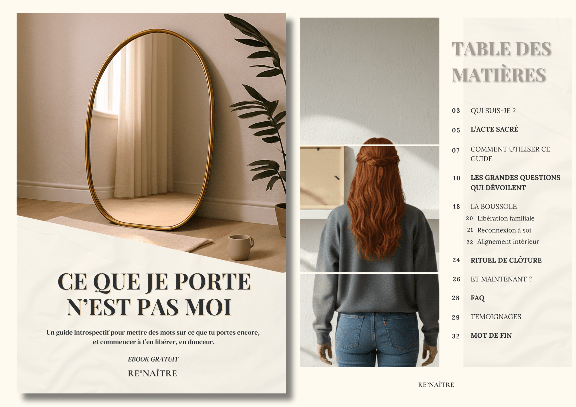 Mets un mot sur ce que tu portes encore, et commence à t’en libérer. - RE°NAÎTRE