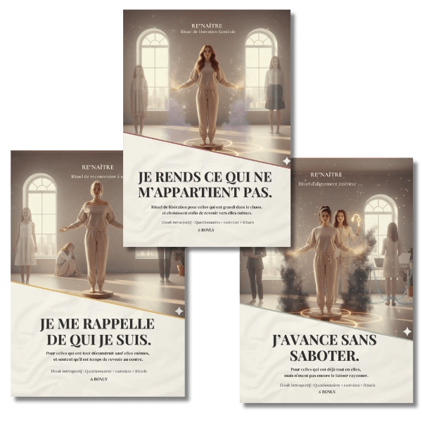 Pack RE°NAÎTRE - Les 3 Rituels (Libération • Reconnexion • Alignement intérieur) - RE°NAÎTRE