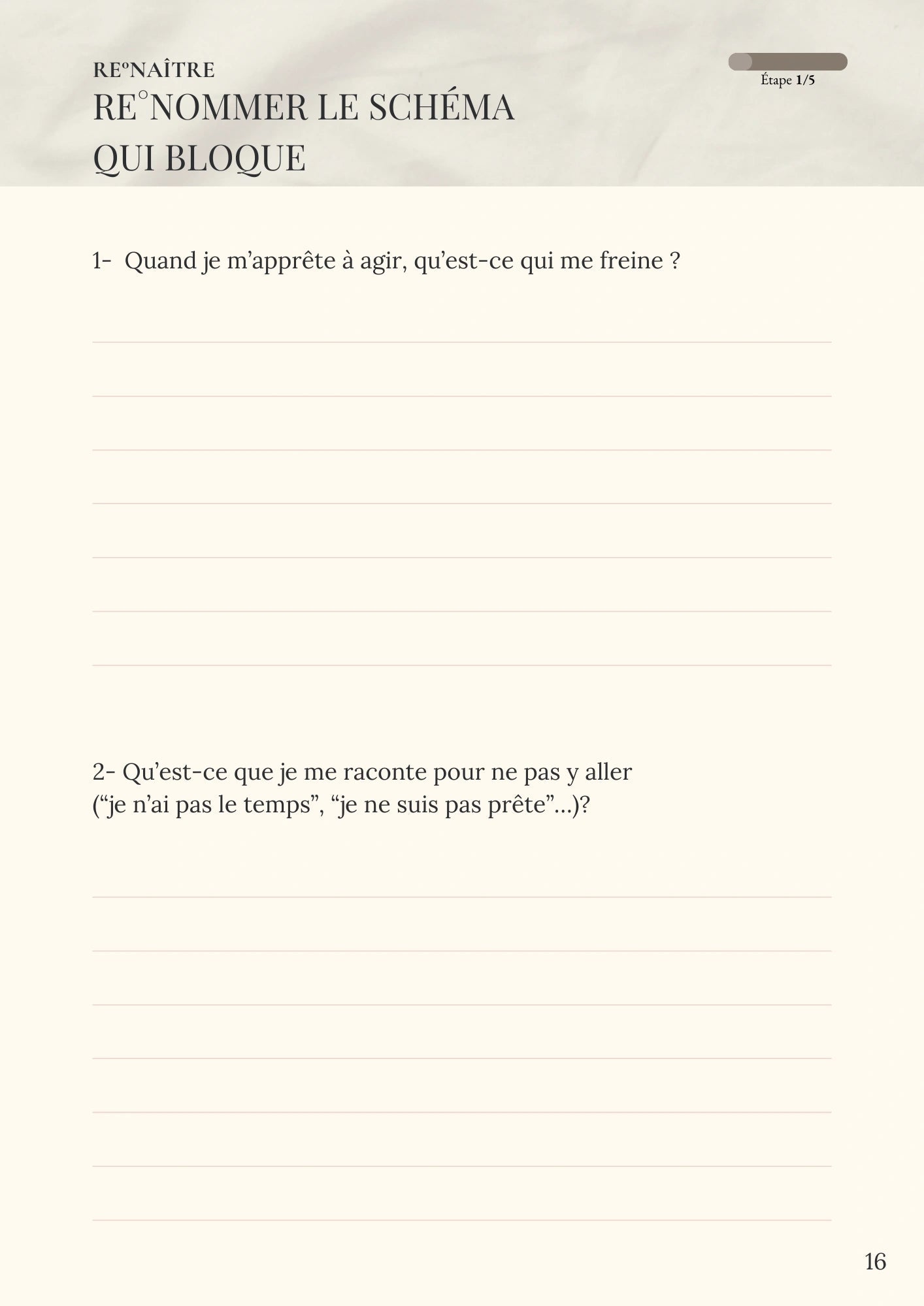 Parcours Alignement - J’avance sans saboter - RE°NAÎTRE