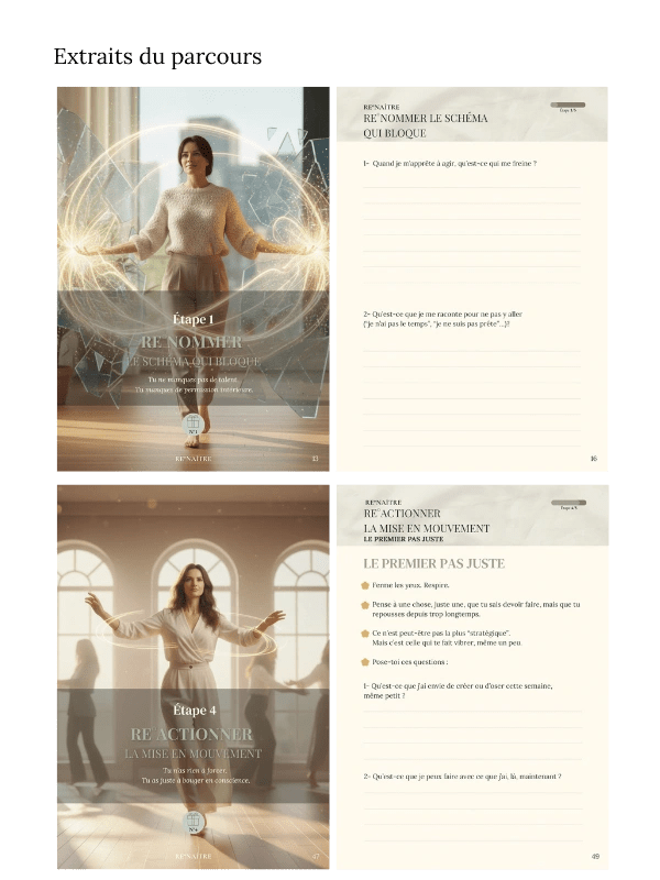 Parcours Alignement - J’avance sans saboter - RE°NAÎTRE