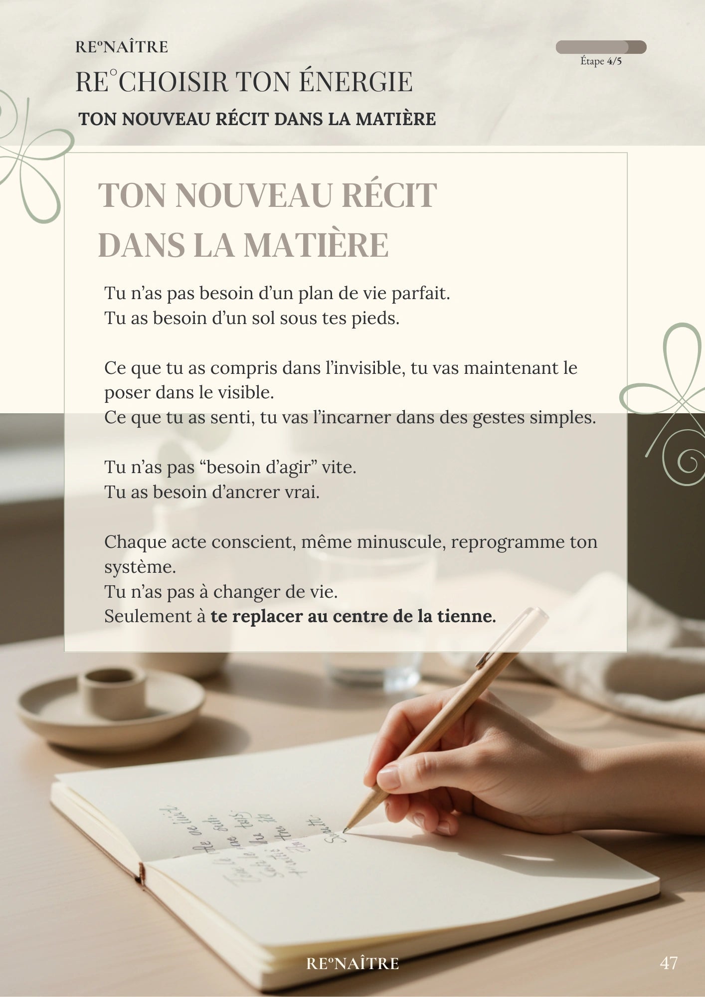 Parcours Reconnexion - Je me rappelle de qui je suis - RE°NAÎTRE